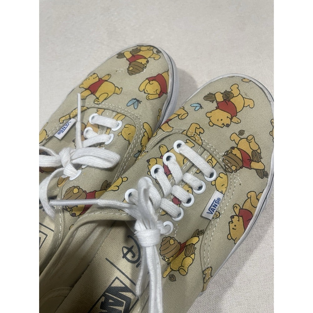 Rare VANS Authentic X Disney Winnie The Pooh Shoes (2015) Mens 7/Womens 8.5 VTG - Picture 6 of 8